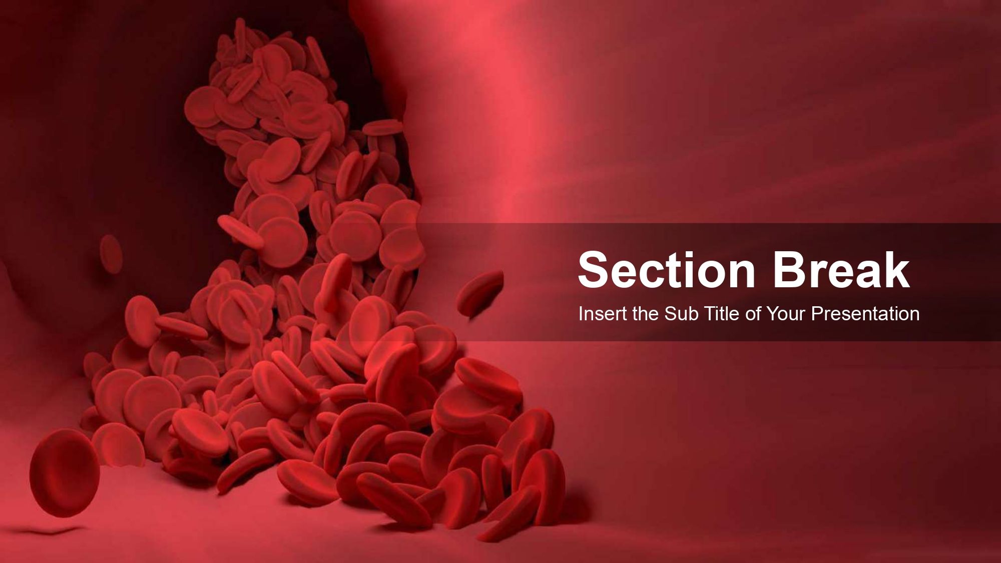 Donación de Sangre Plantilla PowerPoint