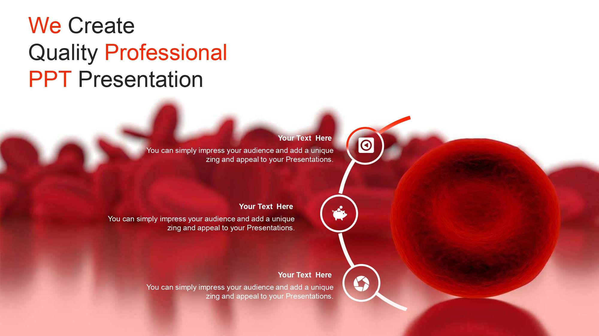 Donación de Sangre Plantilla PowerPoint