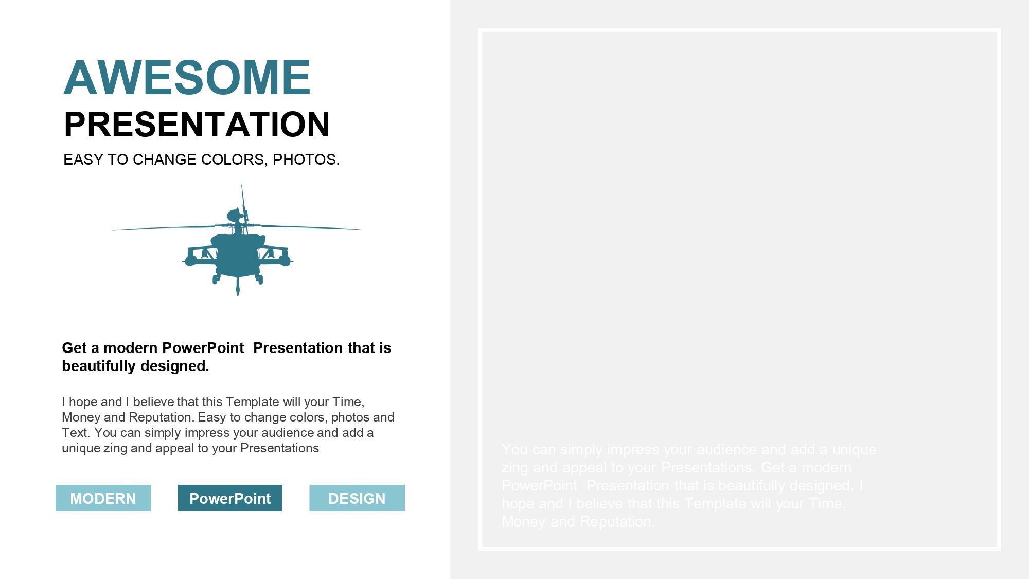 Ejercito Americano Plantilla PowerPoint