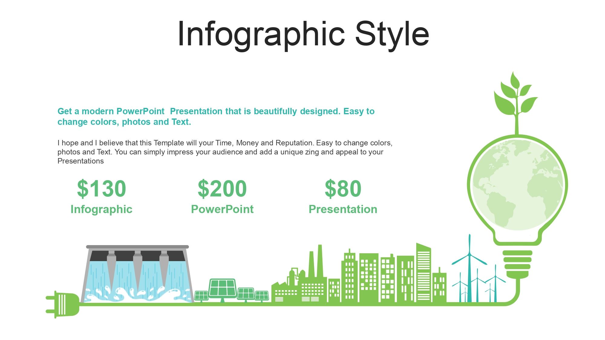 Energía Limpia Plantilla PowerPoint