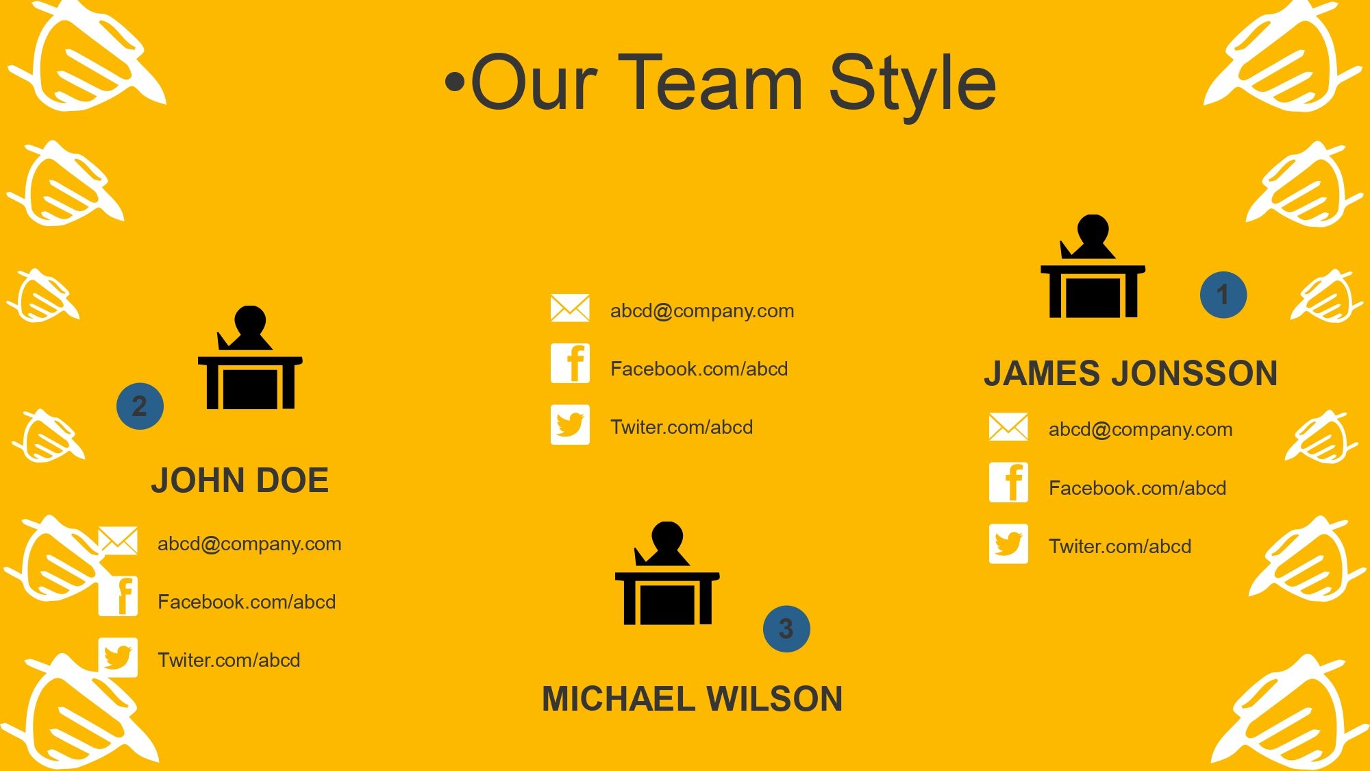 Escritura Plantilla PowerPoint