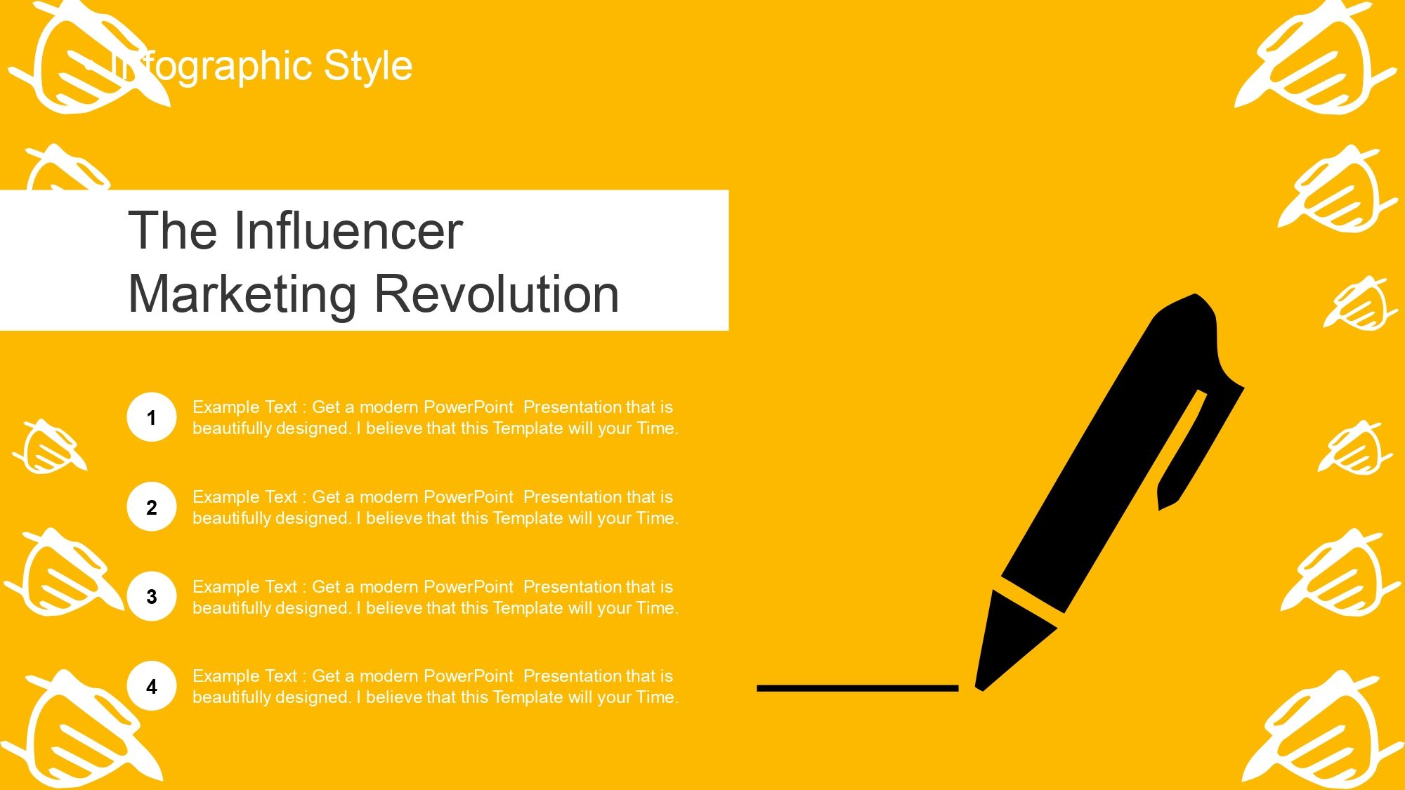 Escritura Plantilla PowerPoint