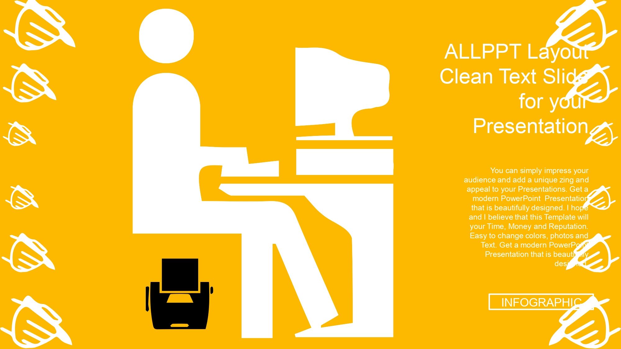 Escritura Plantilla PowerPoint