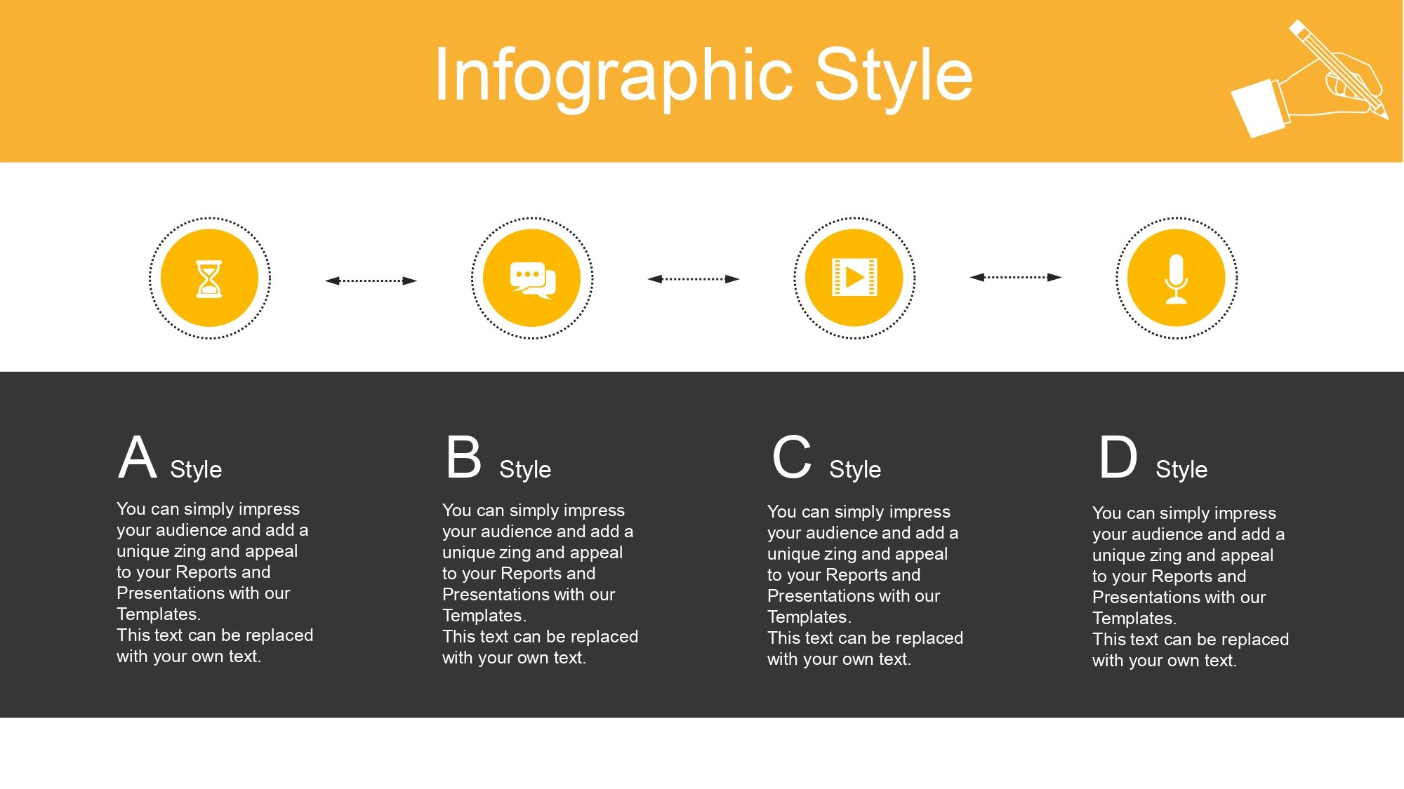 Escritura Plantilla PowerPoint