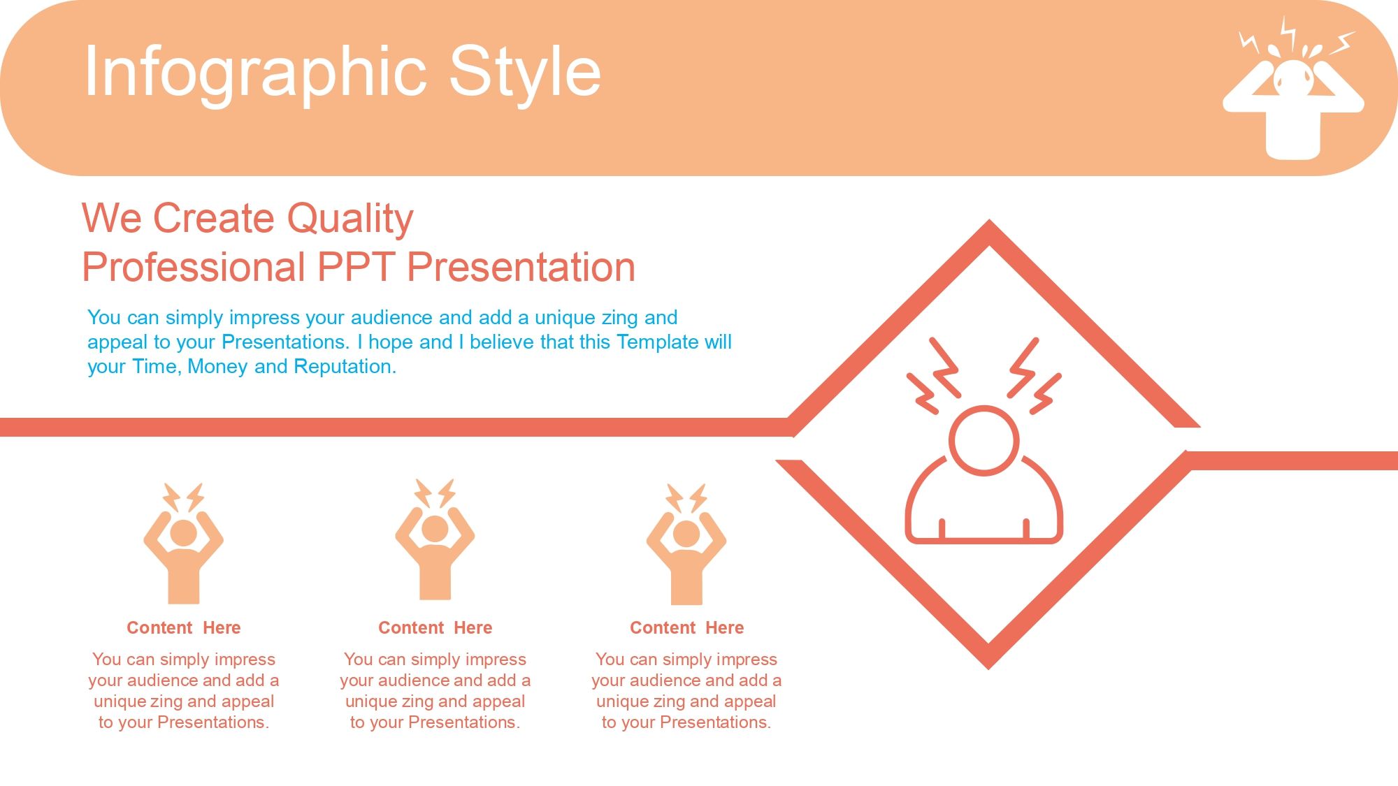 Estrés Plantilla PowerPoint