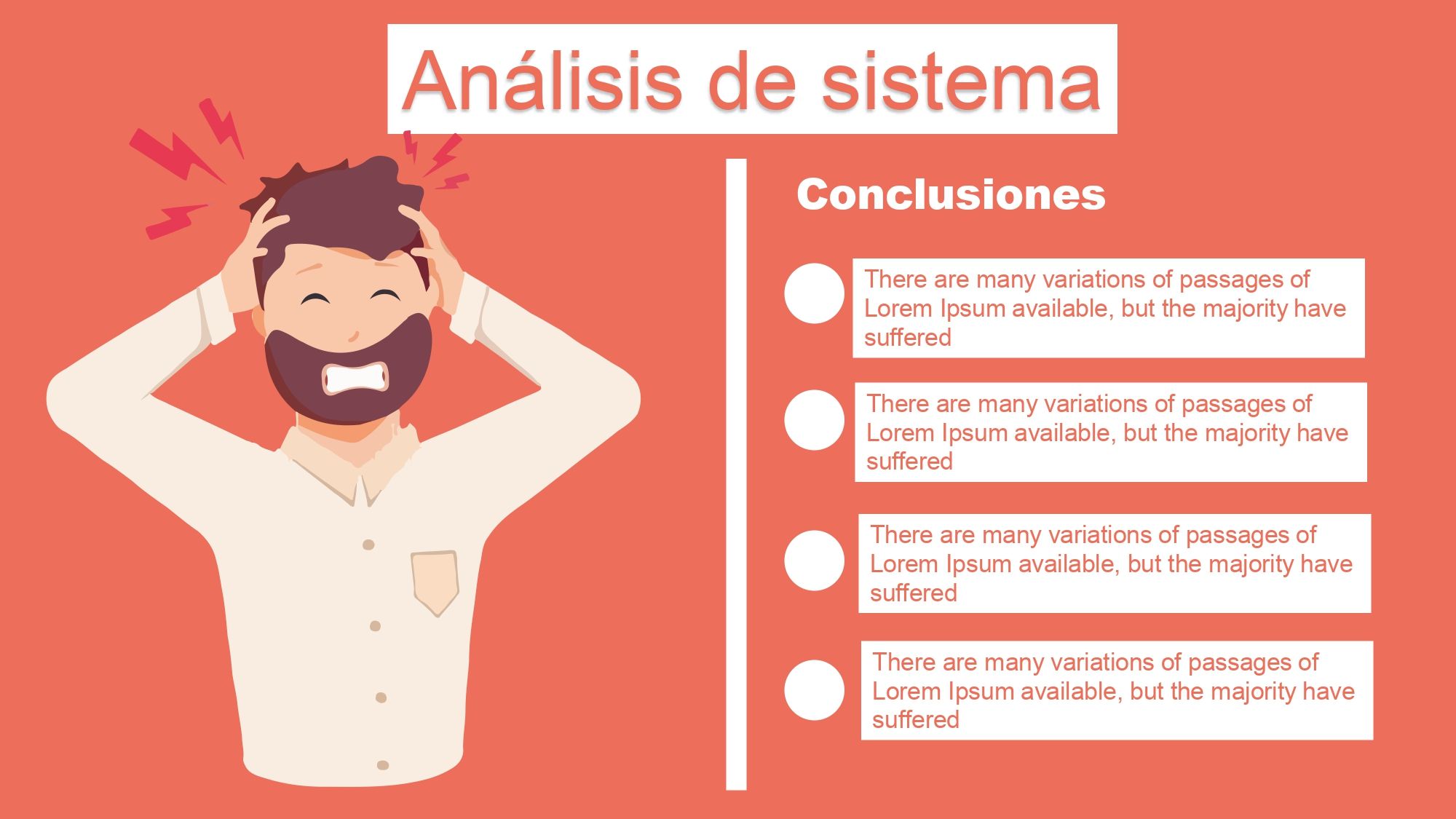 Estrés Plantilla PowerPoint