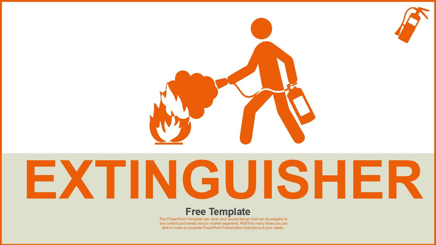 Extintor Plantilla PowerPoint
