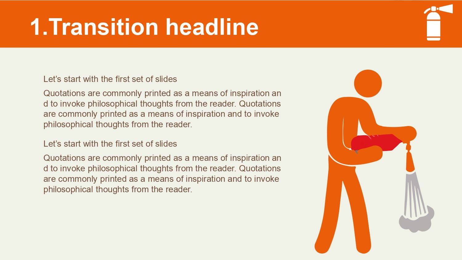 Extintor Plantilla PowerPoint