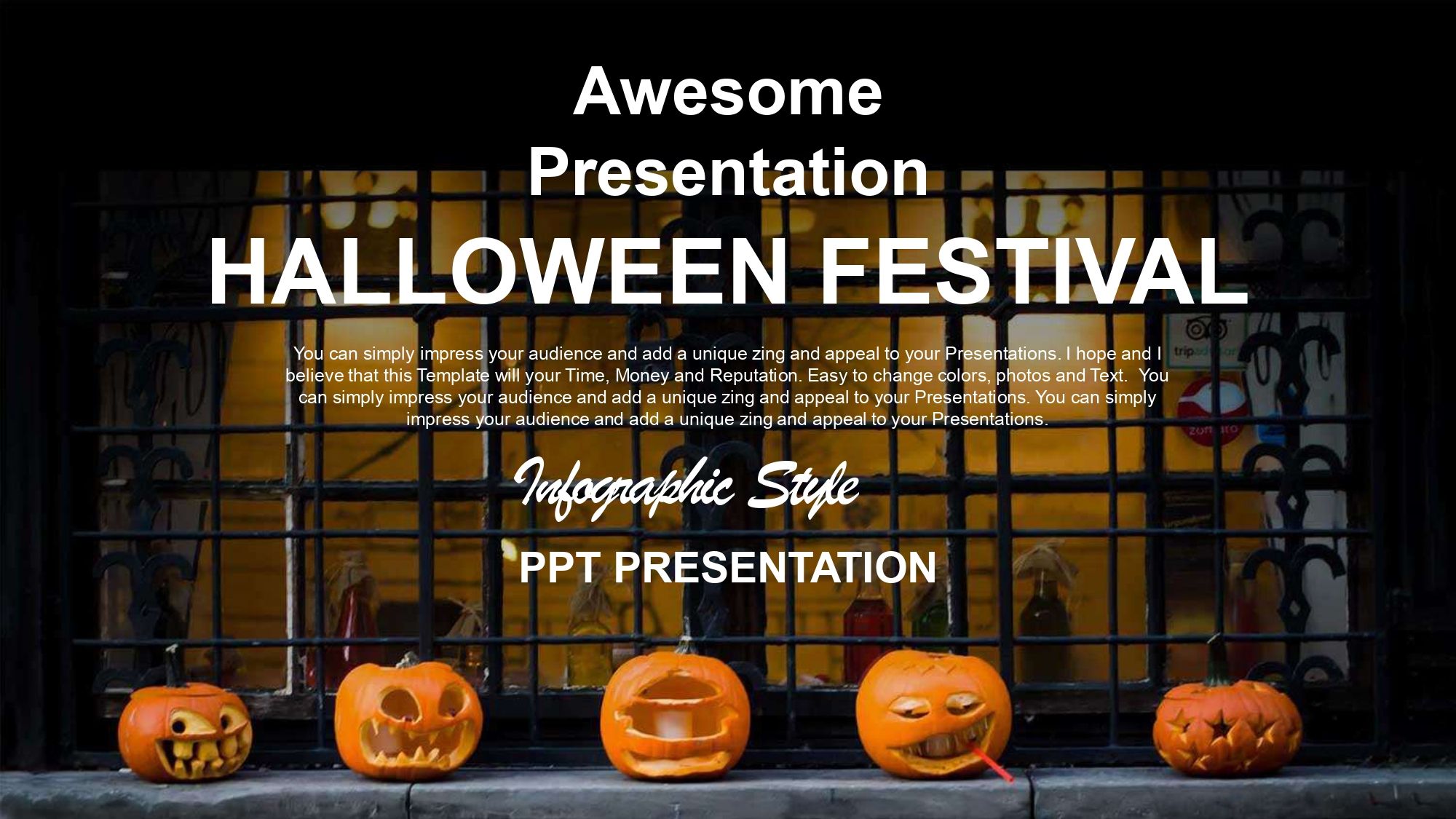 Feliz Halloween Plantilla PowerPoint