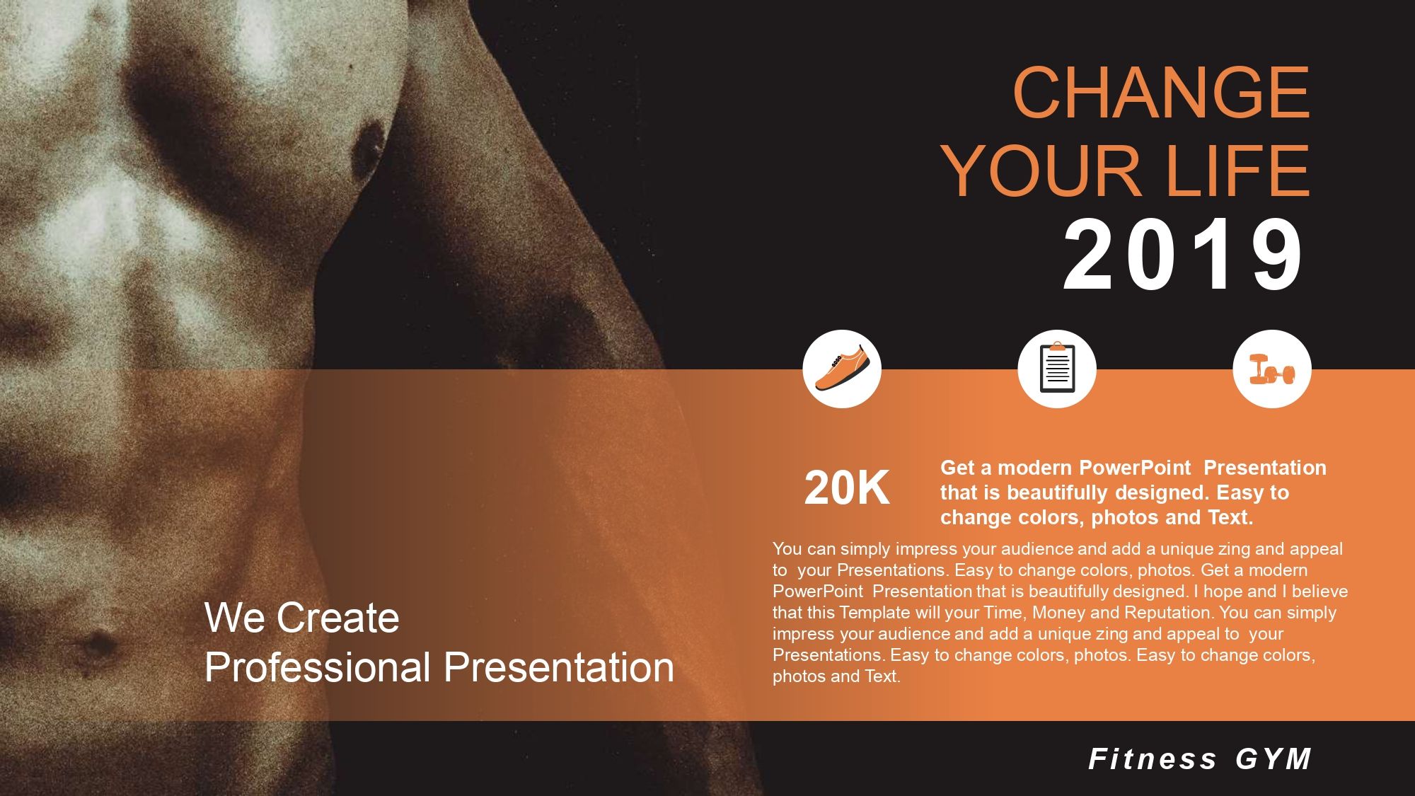 Fitness Plantilla PowerPoint
