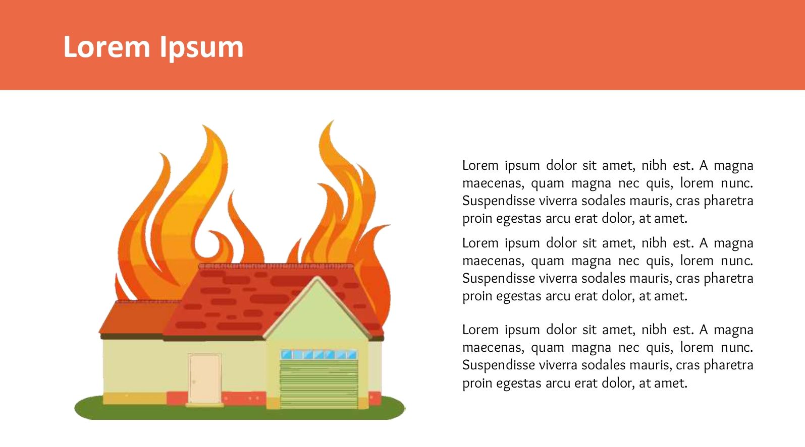 Incendio Plantilla PowerPoint