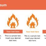 Incendio Plantilla PowerPoint