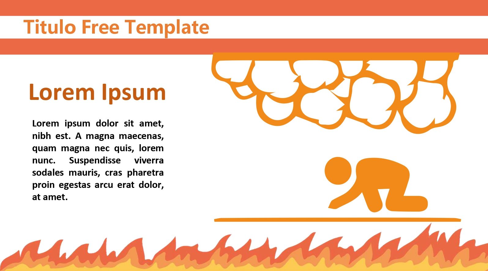 Incendio Plantilla PowerPoint