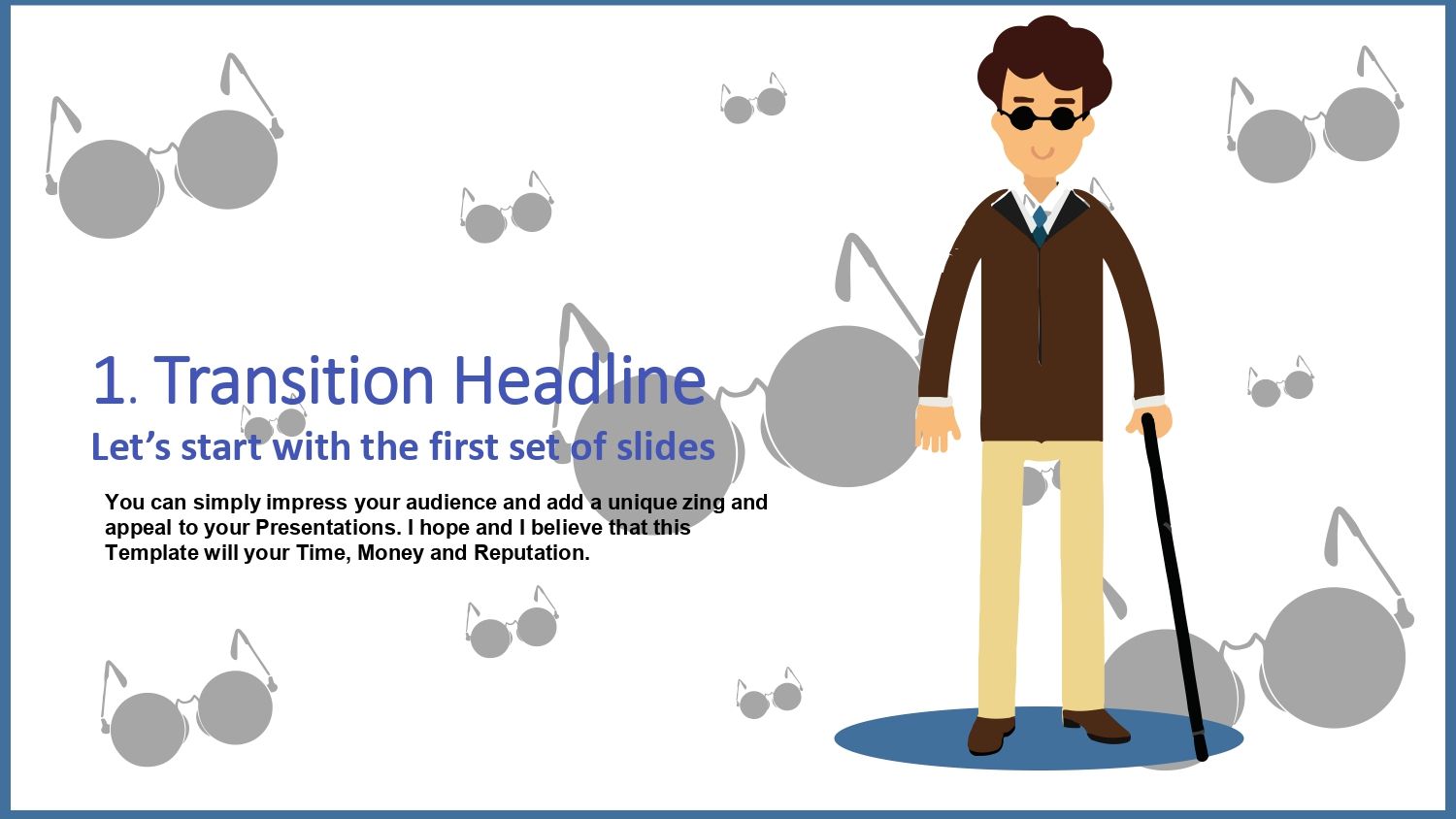 Invidente Plantilla PowerPoint