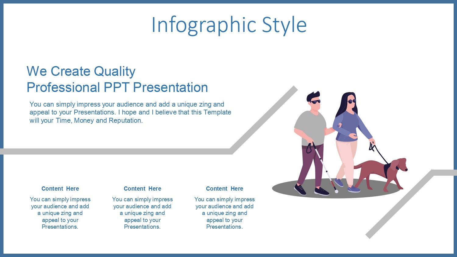 Invidente Plantilla PowerPoint