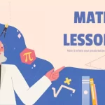 Lección de Matemáticas Plantilla PowerPoint