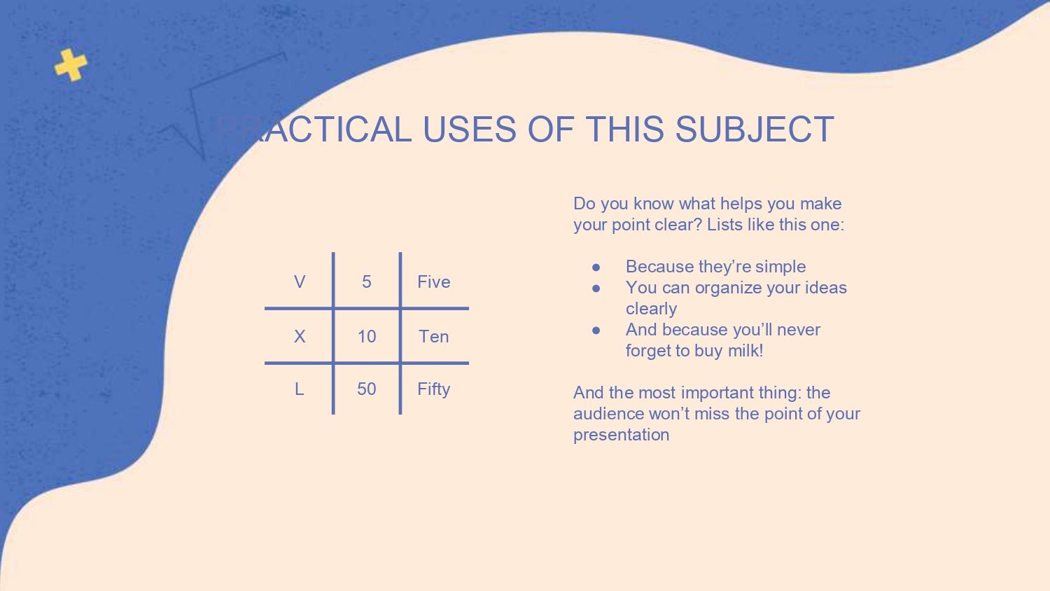 Lección de Matemáticas Plantilla PowerPoint
