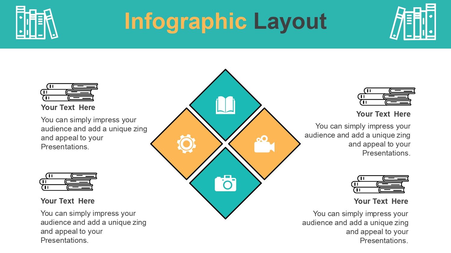 Libros Plantilla PowerPoint