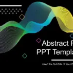Ondas abstractas Plantilla PowerPoint