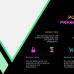 Ondas abstractas Plantilla PowerPoint
