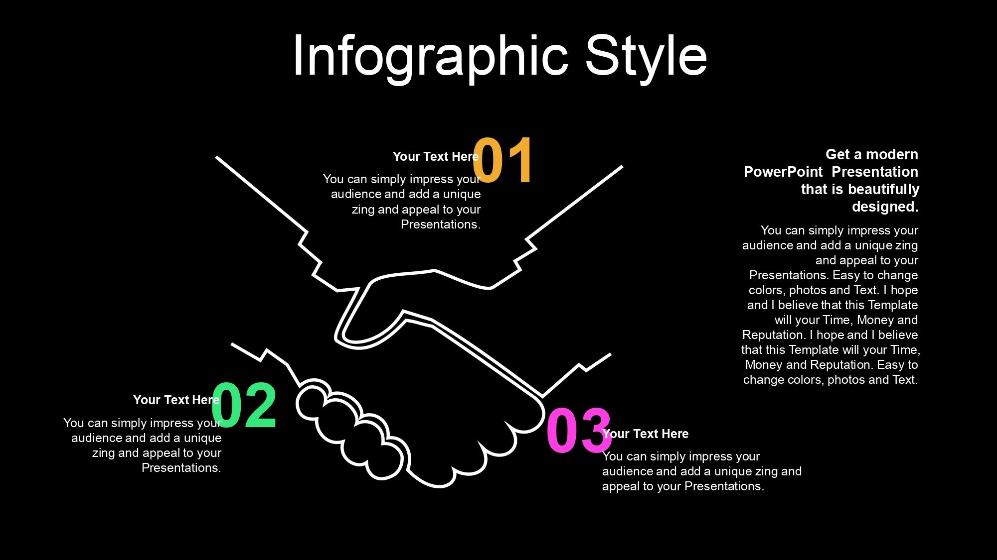 Ondas abstractas Plantilla PowerPoint
