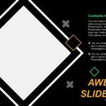 Ondas abstractas Plantilla PowerPoint