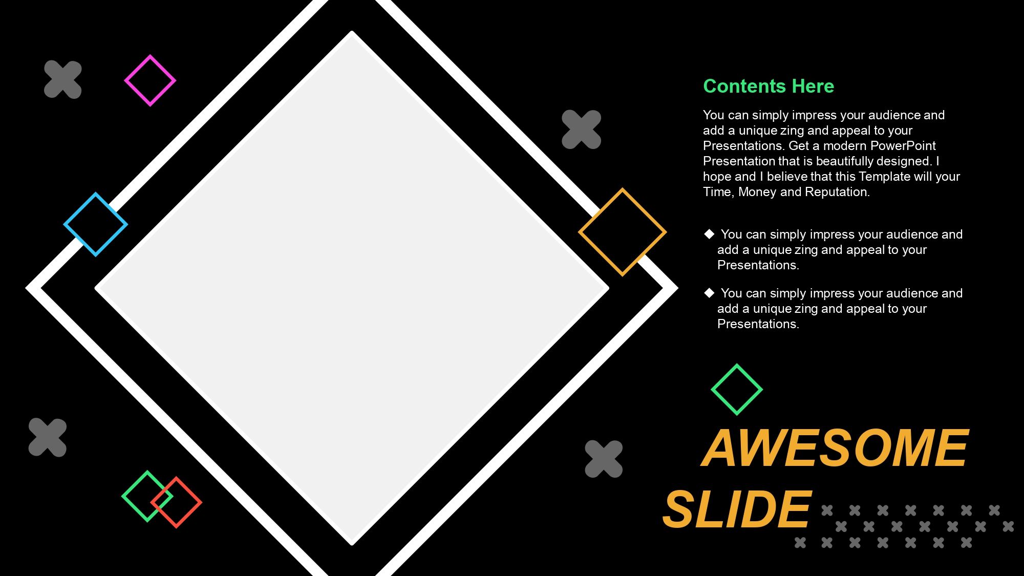 Ondas abstractas Plantilla PowerPoint