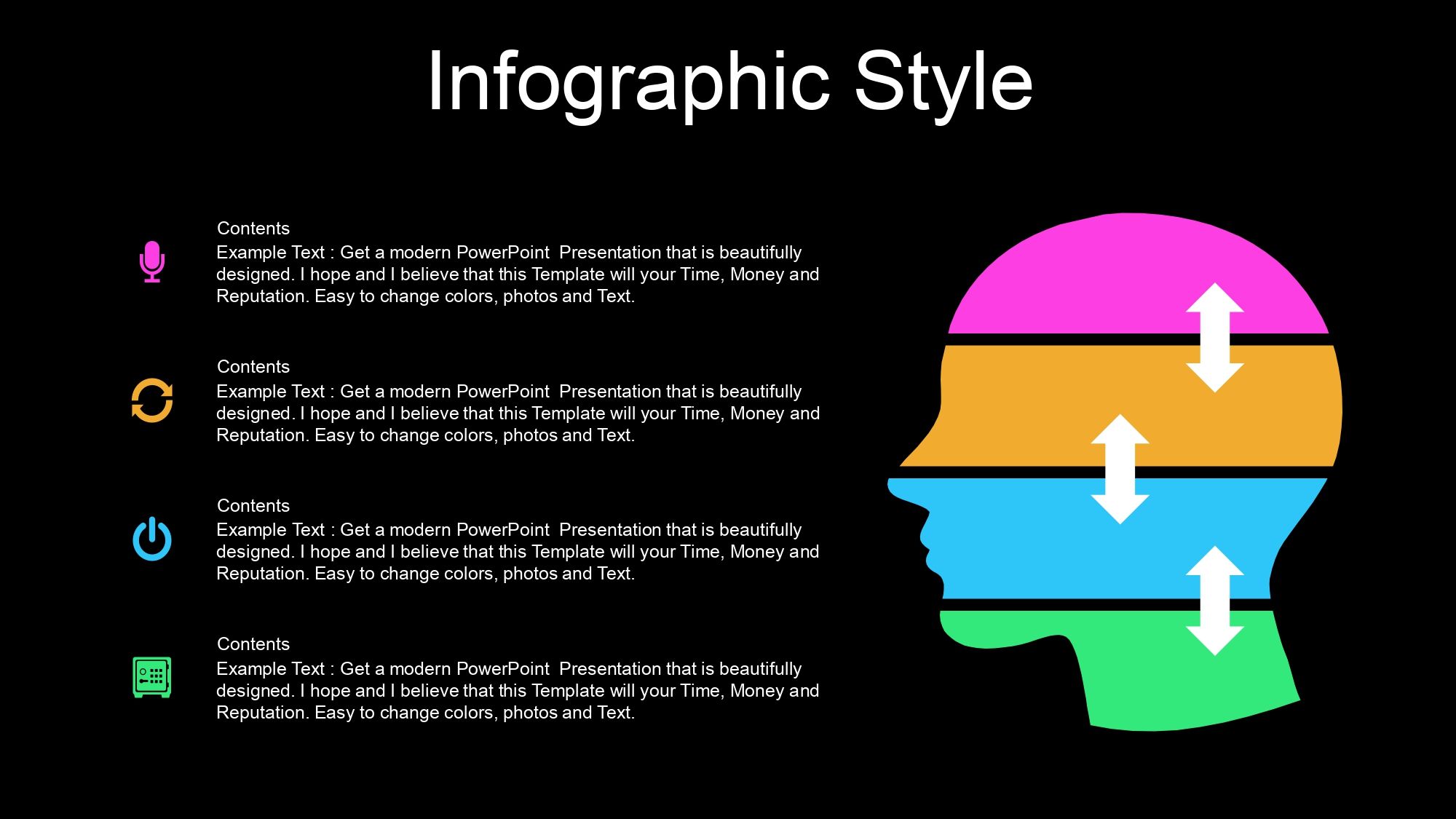 Ondas abstractas Plantilla PowerPoint