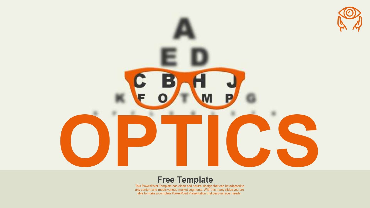 Óptica Plantilla PowerPoint