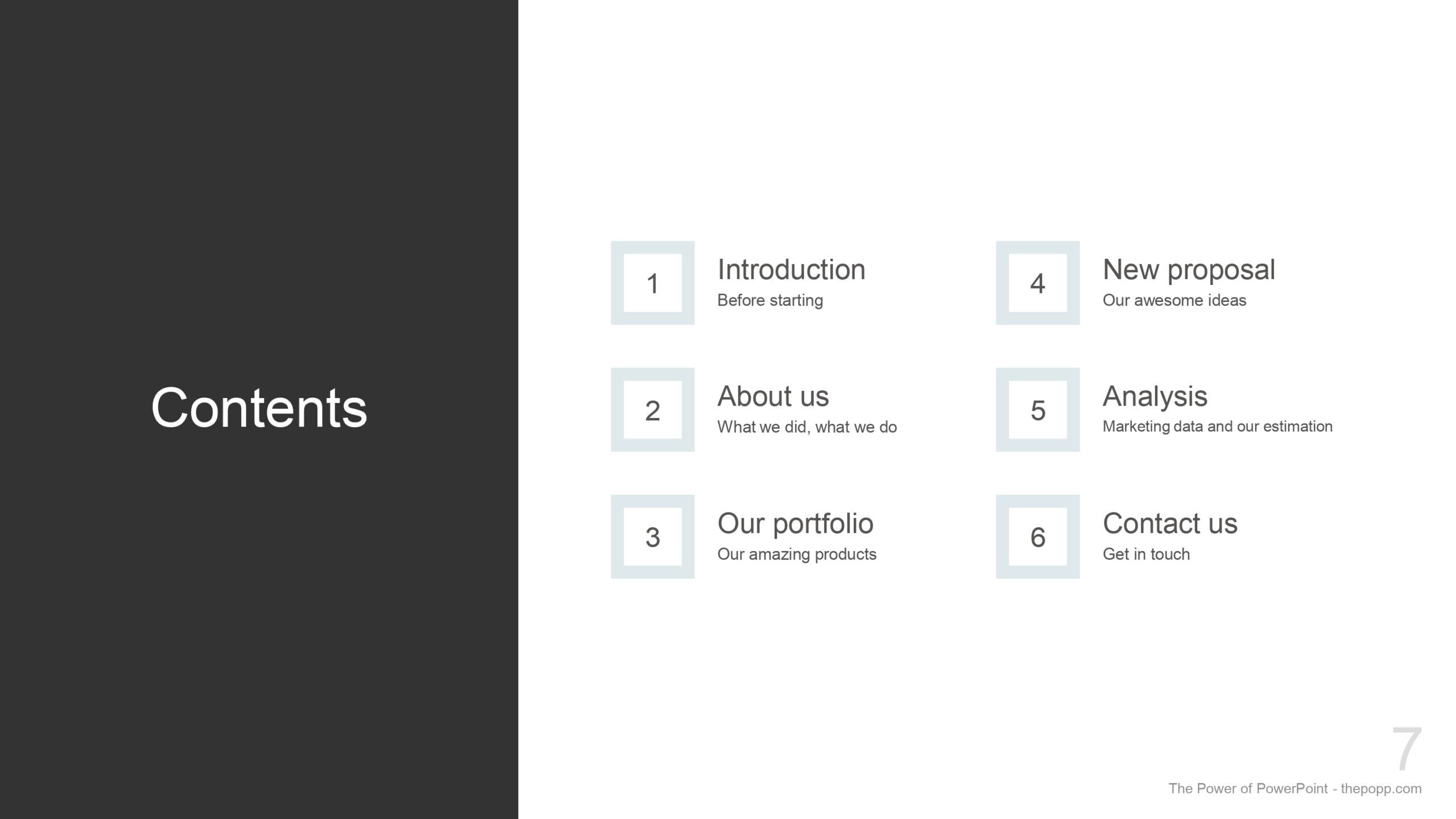 Polaris Plantilla animada para PowerPoint
