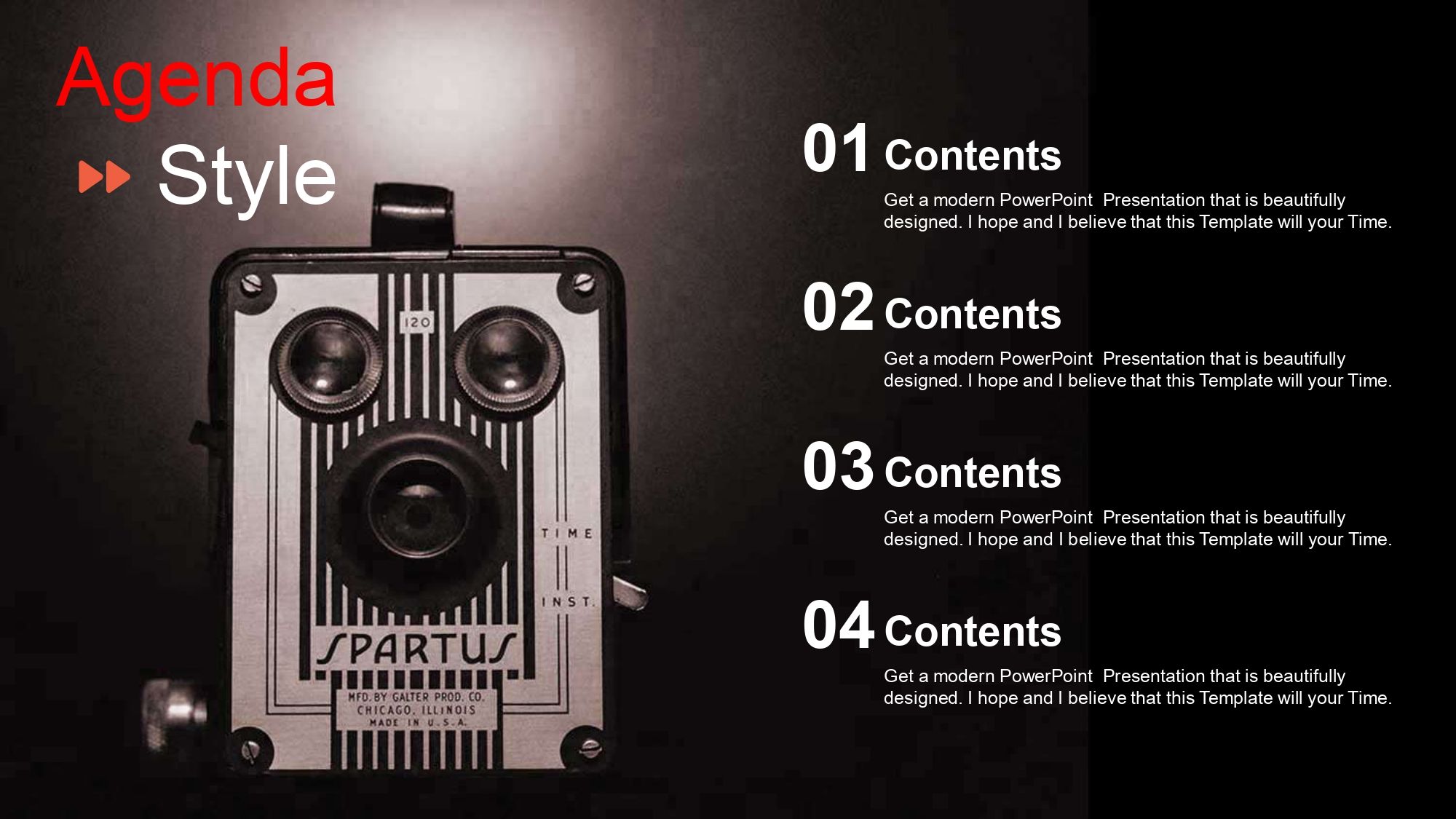 Proyector de Películas Plantilla PowerPoint