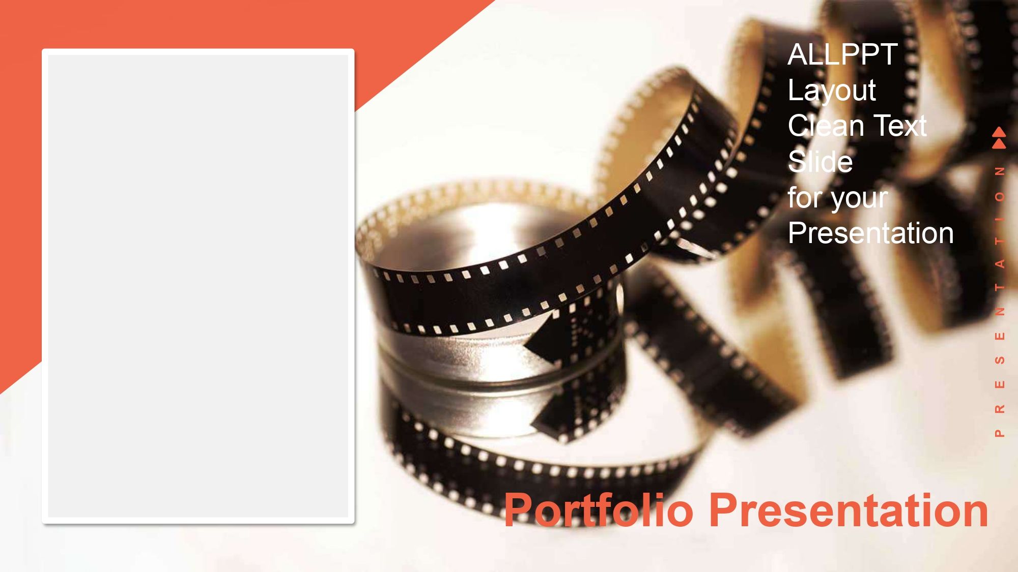 Proyector de Películas Plantilla PowerPoint
