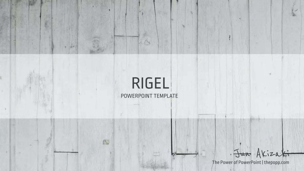 Rigel Plantilla animada para PowerPoint