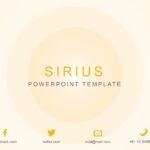 Sirius Plantilla animada para PowerPoint