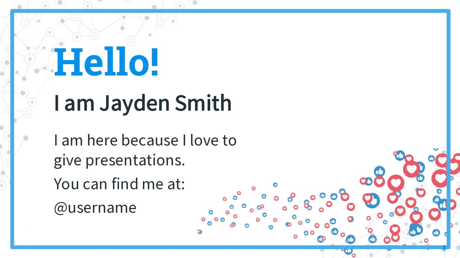 Social Network Plantilla PowerPoint