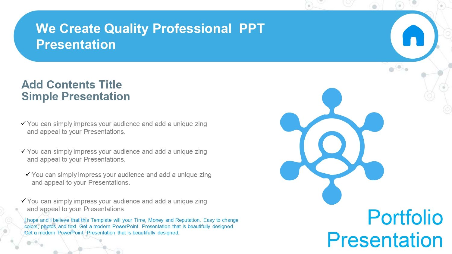 Social Network Plantilla PowerPoint