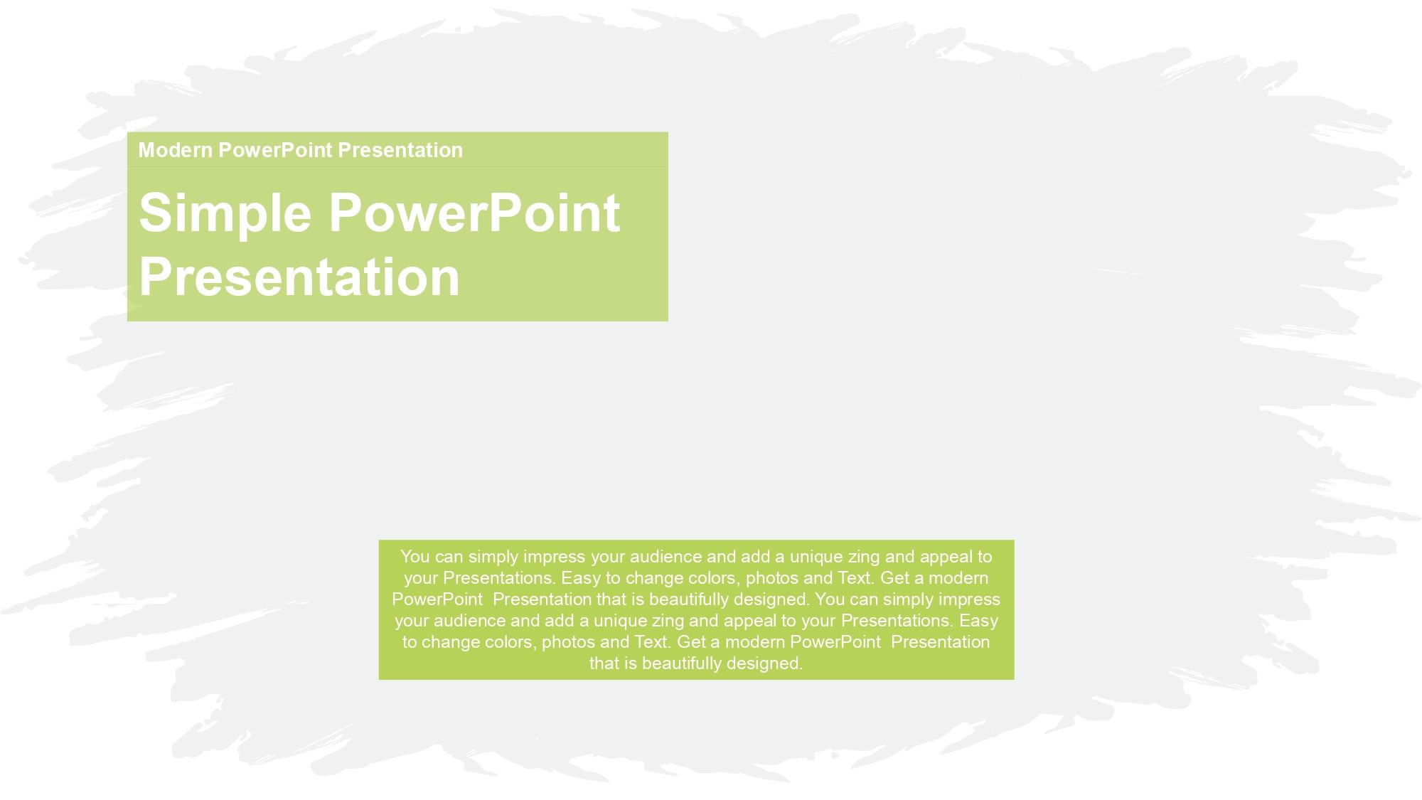 Vegetariano Plantilla PowerPoint