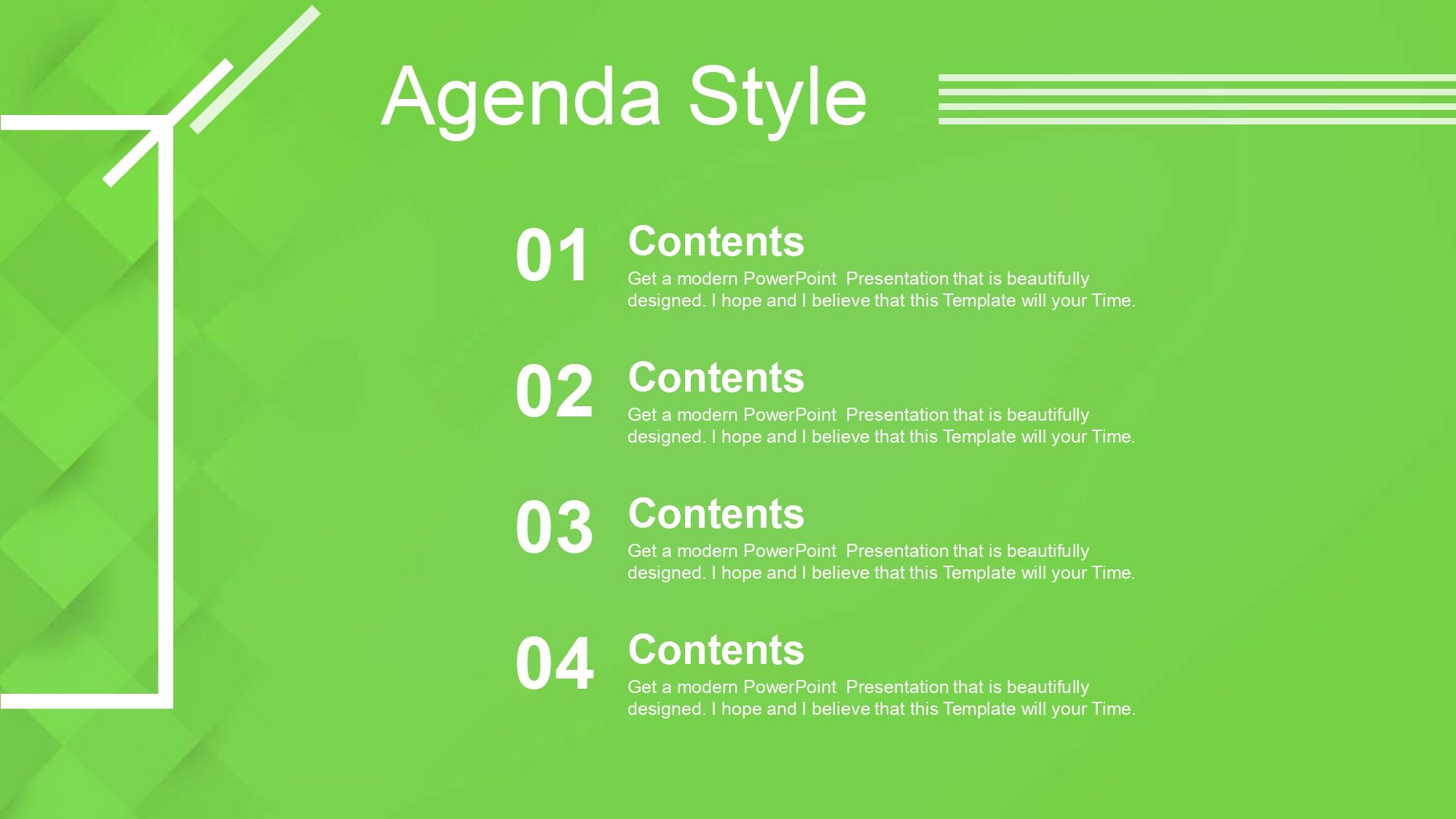 Verde Moderna Plantilla PowerPoint