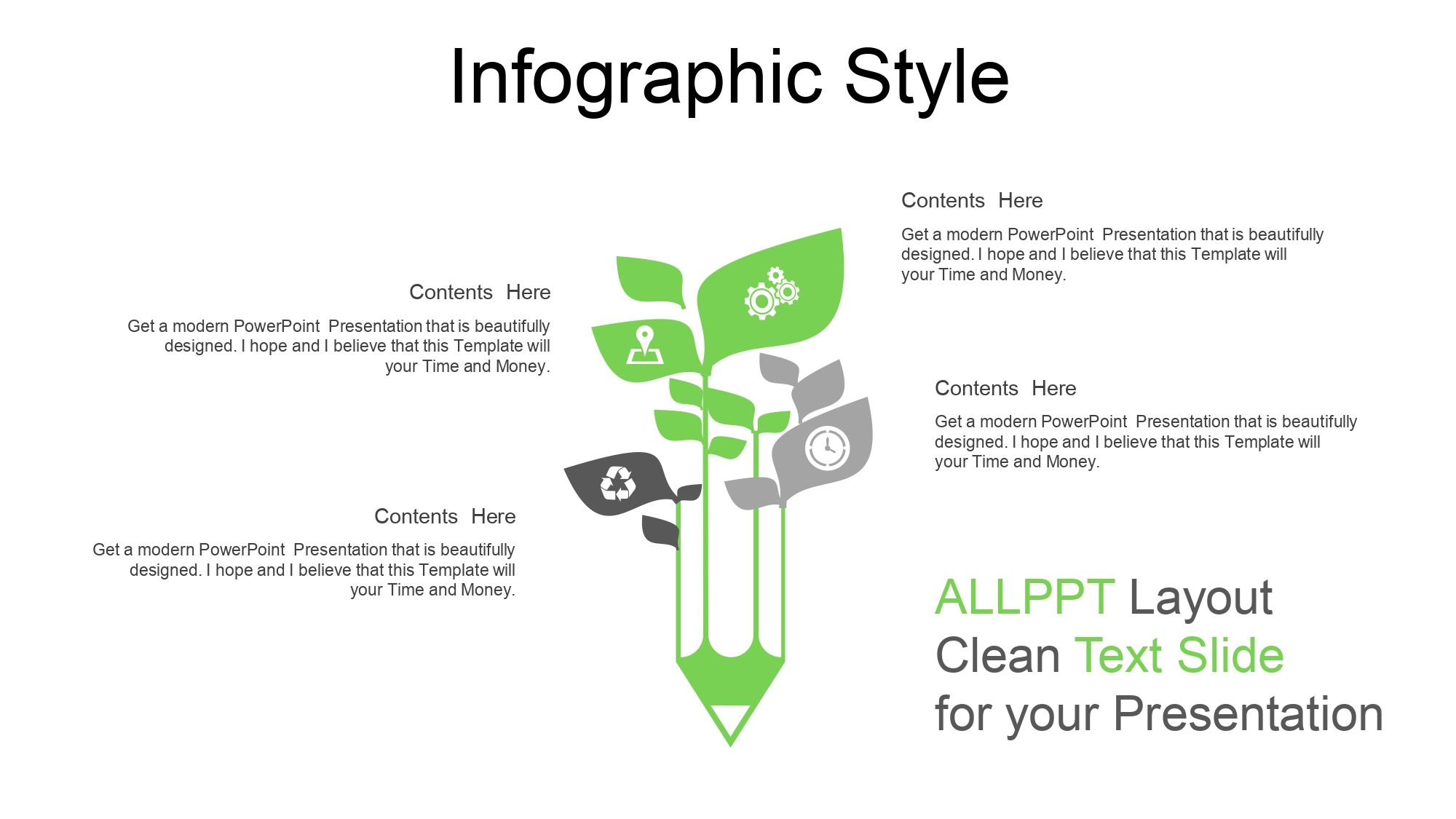 Verde Moderna Plantilla PowerPoint