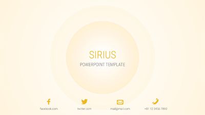 Sirius Plantilla animada para PowerPoint