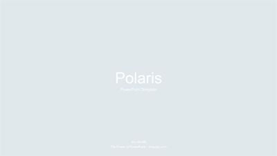 Polaris Plantilla animada para PowerPoint
