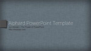 Alphard Plantilla animada para PowerPoint