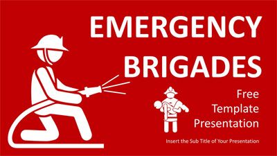 Brigada de Emergencia Plantilla PowerPoint