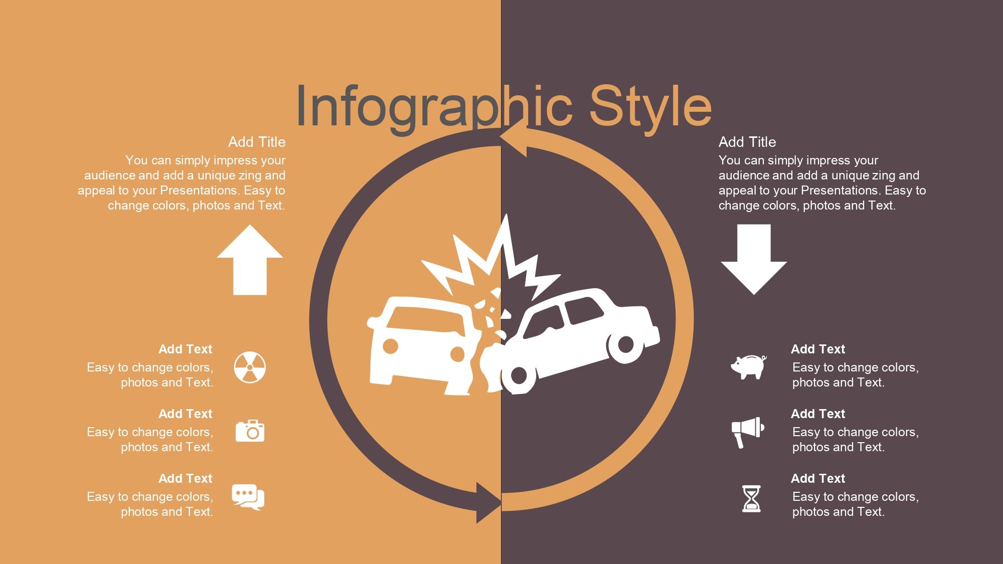 Accidentes de Transito Plantilla PowerPoint