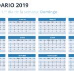 Calendario 2019 en PowerPoint