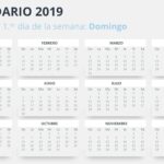 Calendario 2019 en PowerPoint