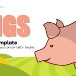 Cerdos Plantilla PowerPoint