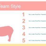 Cerdos Plantilla PowerPoint