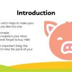 Cerdos Plantilla PowerPoint