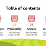 Cerdos Plantilla PowerPoint